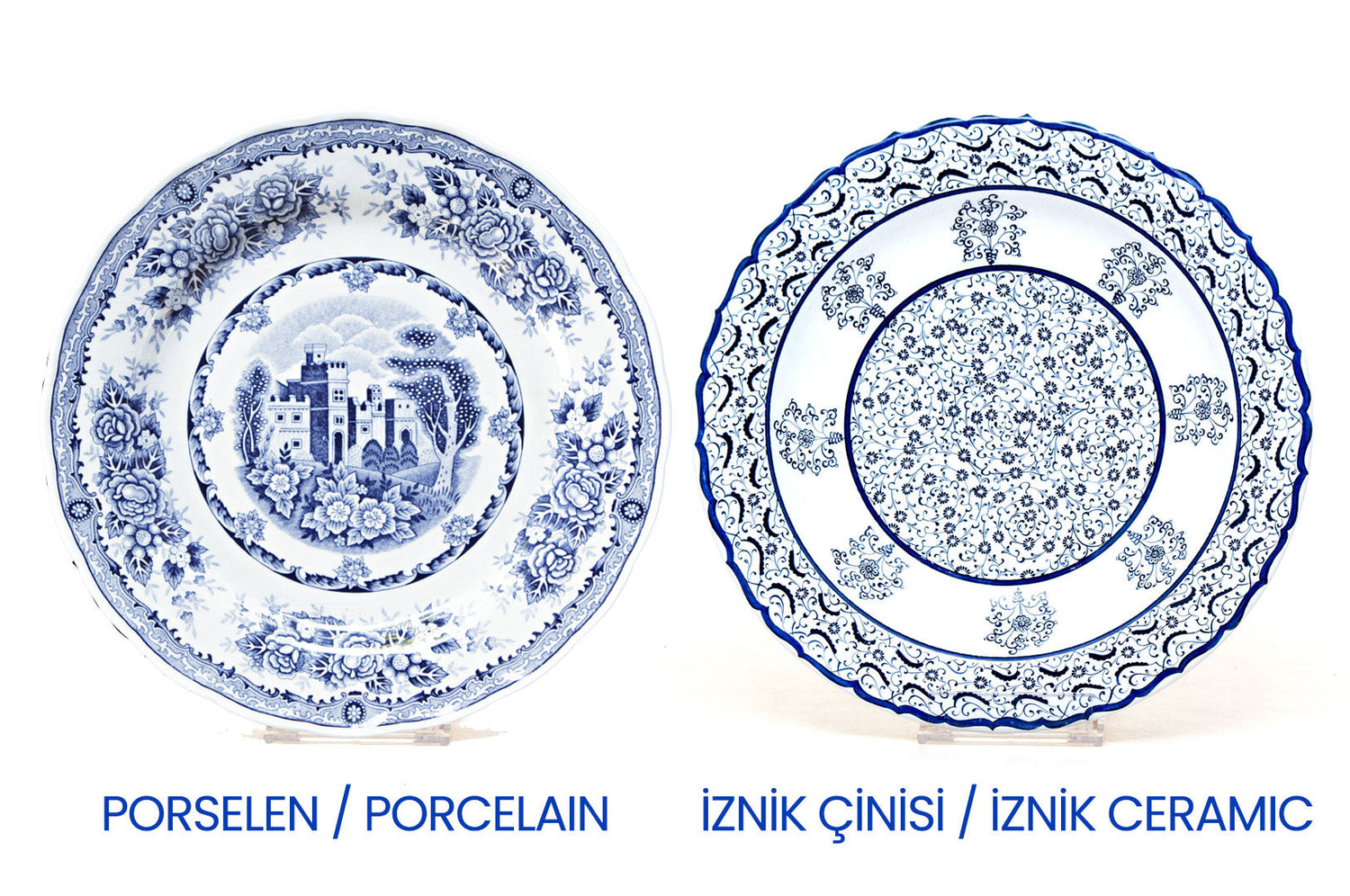 Porselen ve İznik Çinisi Arasındaki Farklar