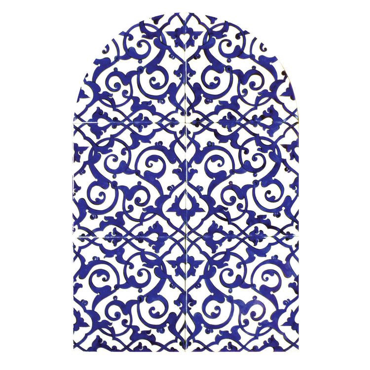 Rumi Motif Iznik Tile Panel