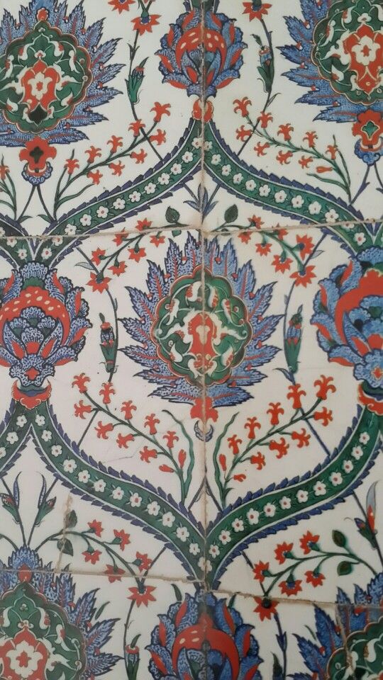 Piyale Pasha Mosque Hatayi Patterned Iznik Tile