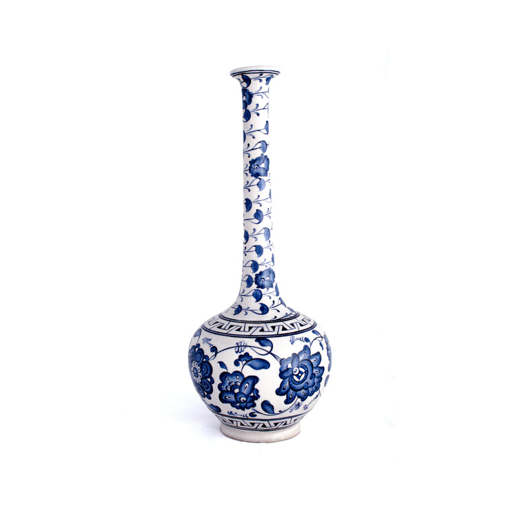 Baba Nakkaş Patterned İznik Tile Drop Vase