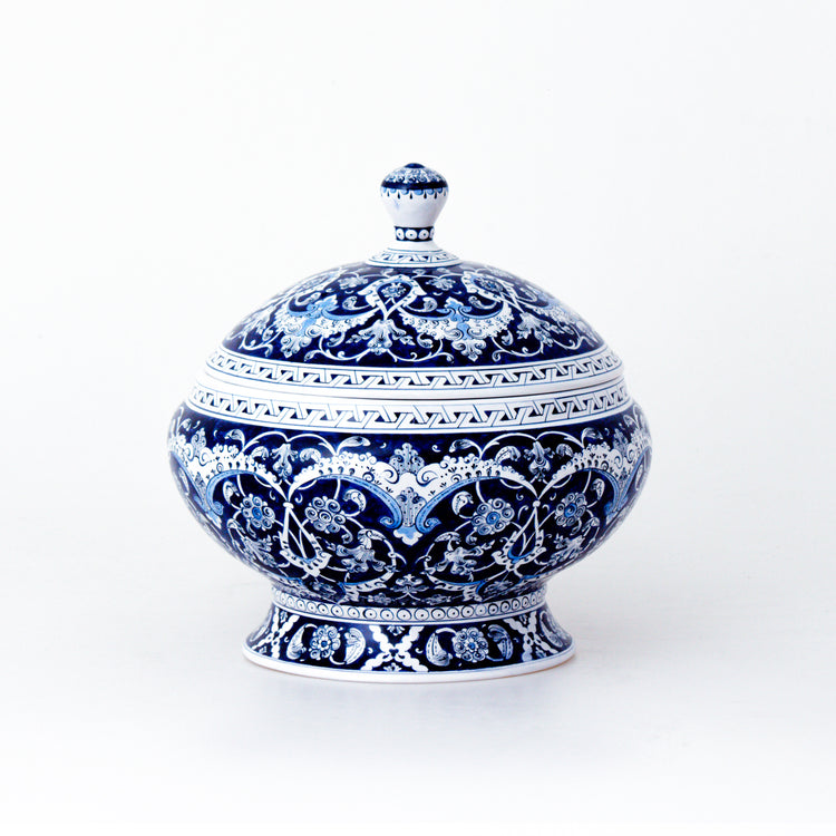 Baba Nakkaş Designed Iznik Tile Covered Bowl
