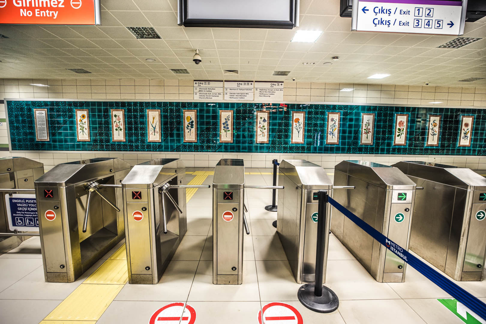 Baglarbasi Metro Station Istanbul