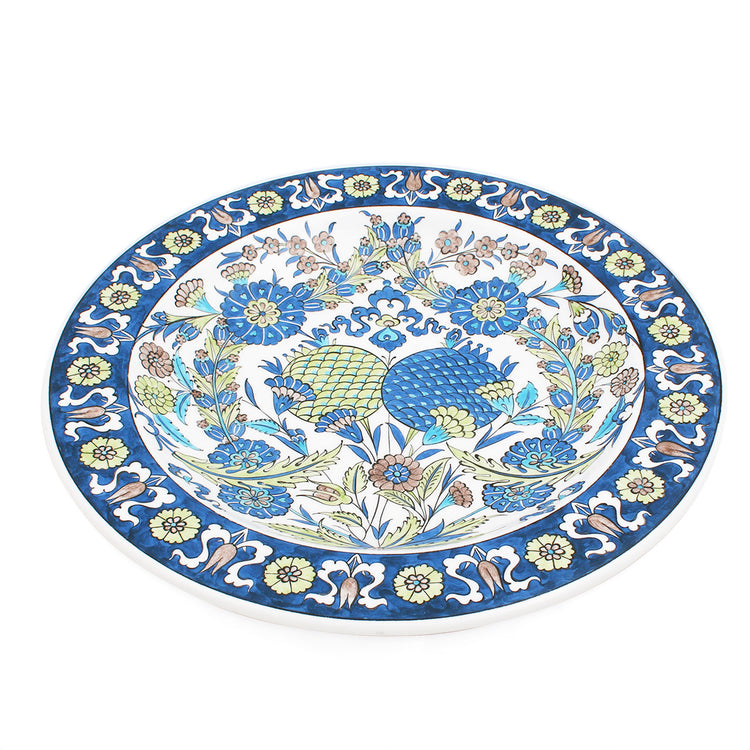British Museum Iznik Tile Plate Replica Sam Pattern