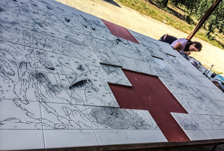 Dede Korkut Monument Wall Eskisehir
