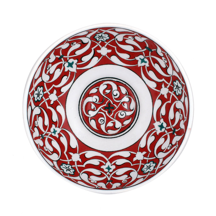 Rumi Motifli İznik Çinisi Kase No:1