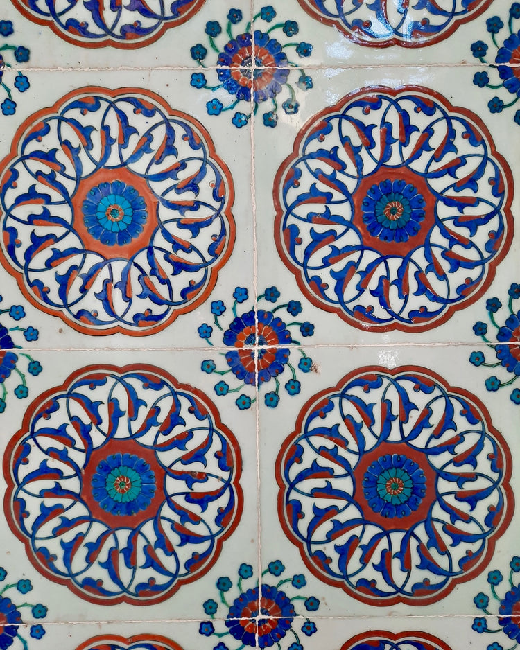 Rüstem Pasha Mosque Iznik Tile Replica No:4