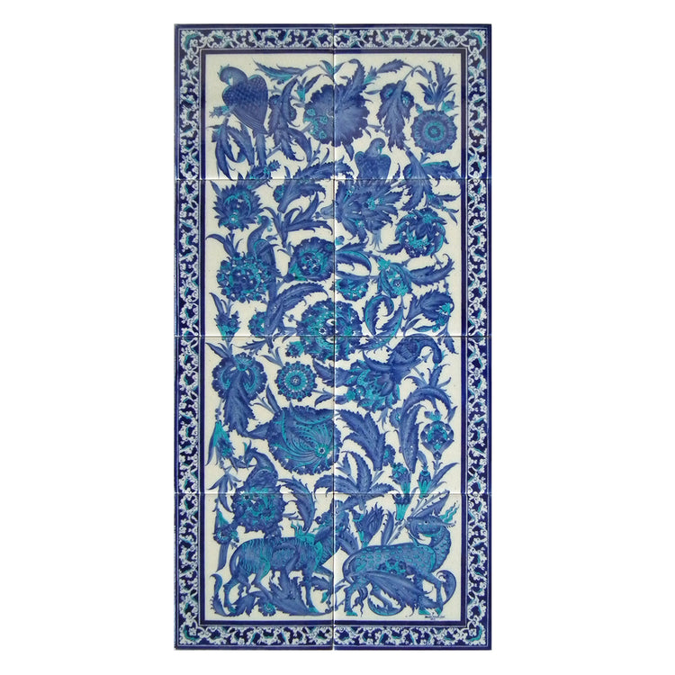Style Patterned Iznik Tile Panel