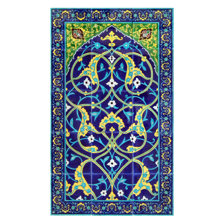 Prince Tomb Patterned Iznik Tile Panel