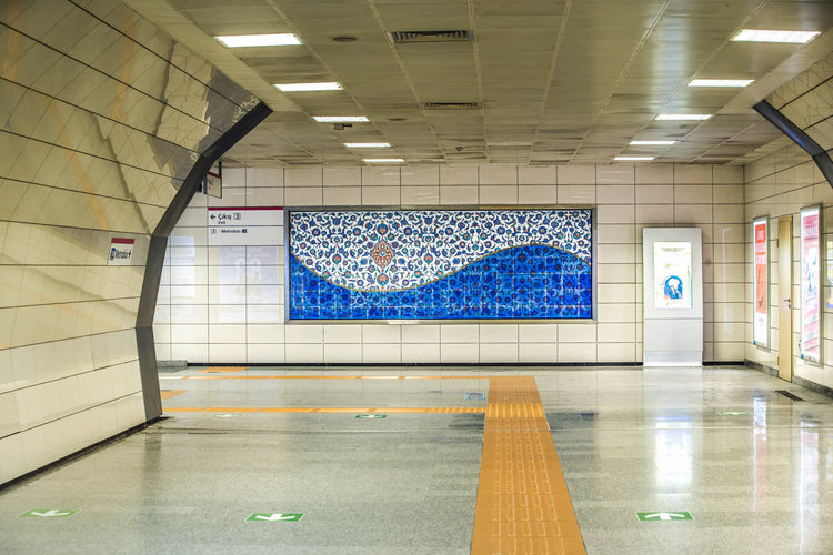 Unalan Metro & Metrobus Station Istanbul