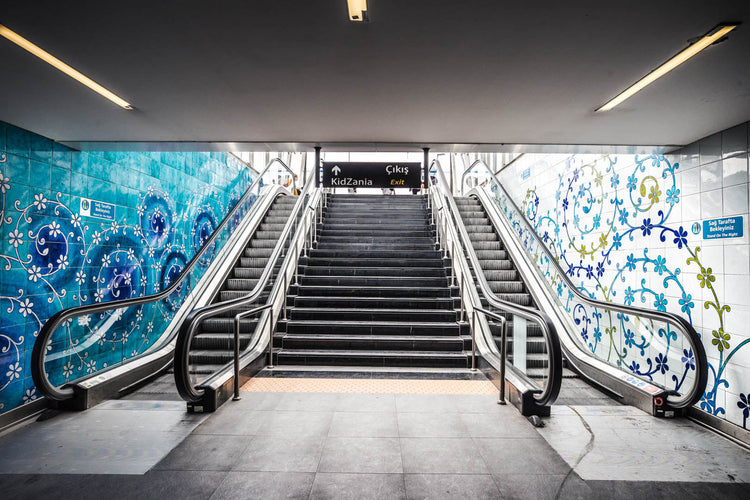Unalan Metro & Metrobus Station Istanbul
