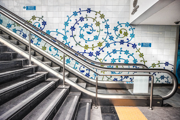 Unalan Metro & Metrobus Station Istanbul