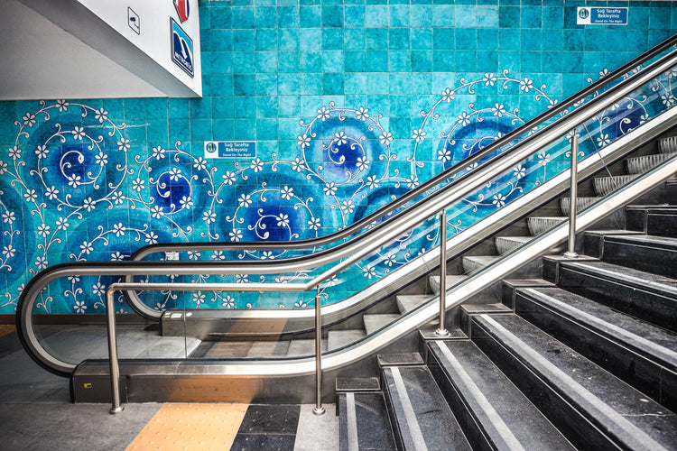 Unalan Metro & Metrobus Station Istanbul