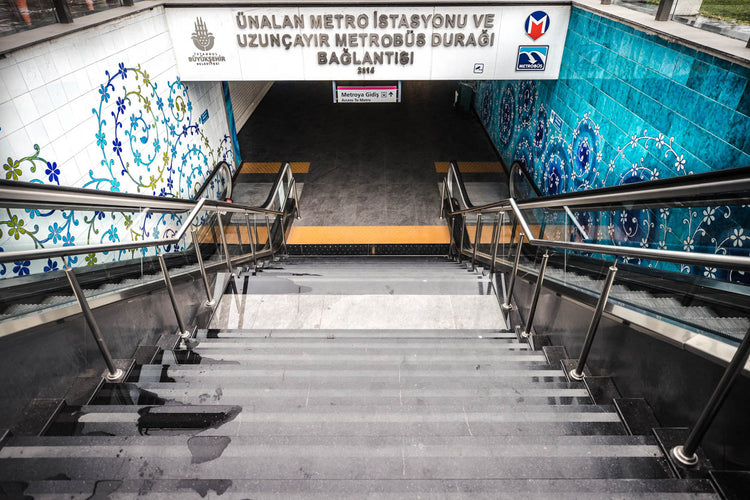 Unalan Metro & Metrobus Station Istanbul