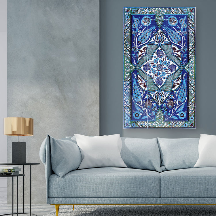 Synthesis of Styles Patterned Iznik Tile Panel