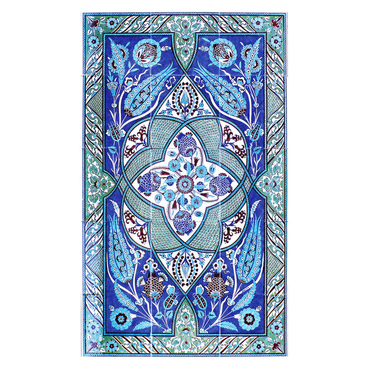 Synthesis of Styles Patterned Iznik Tile Panel