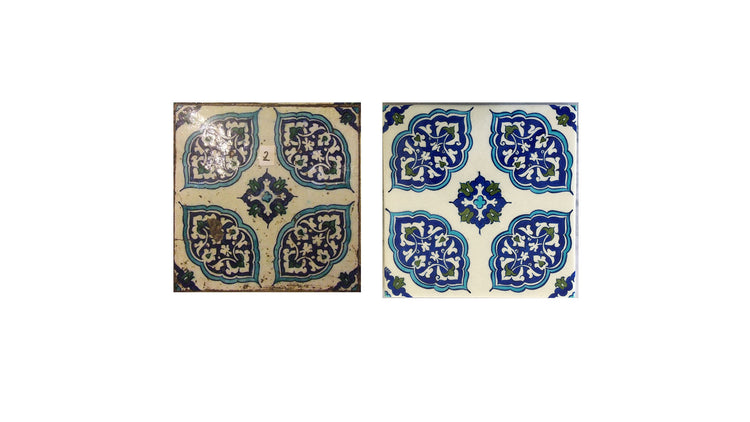 New Mosque Rumi Pattern İznik Tile Replica