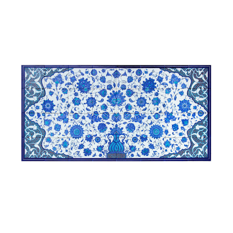 Babanakkaş & Hatayi Composition Iznik Tile Panel