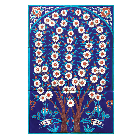 Tree of Life İznik Tile Panel - 1