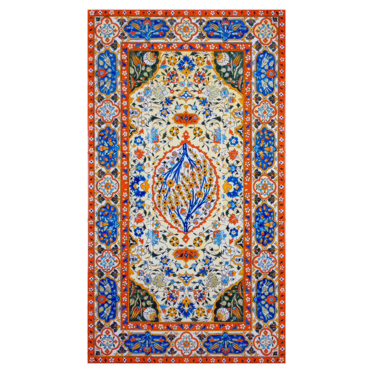 Synthesis of Styles Patterned Iznik Tile Panel