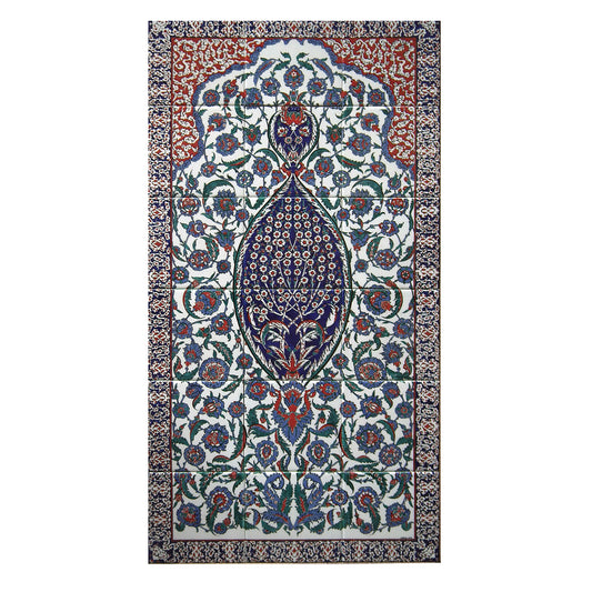 II. Selim Tomb Replica of İznik Tile Panel