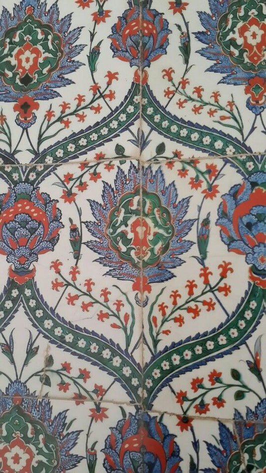 Piyale Pasha Mosque Hatayi Patterned Iznik Tile