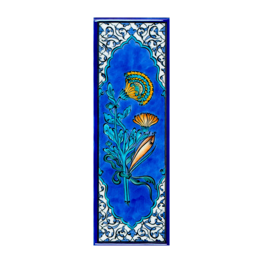 Ali Üsküdar Carnation Design İznik Tile Panel