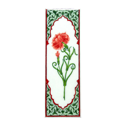 Ali Üsküdar Carnation Design İznik Tile Panel