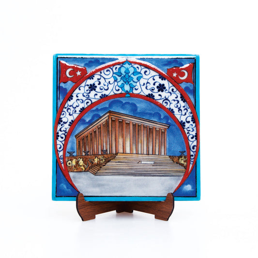 Anıtkabir Desenli İznik Çini Karo