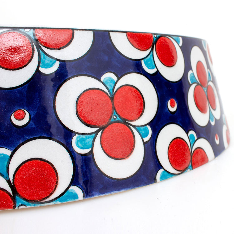 Çintemani Motif Iznik Ceramic Sink