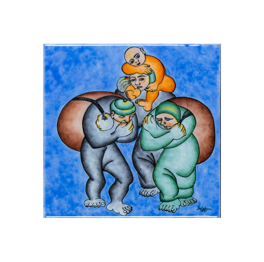 Migration İznik Tile Panel, Painter İbrahim Balaban