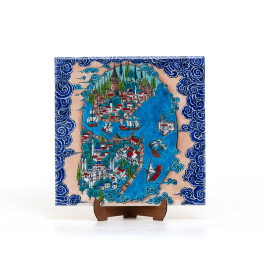 Istanbul Miniature Iznik Tile No:5
