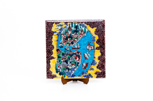 Istanbul Miniature Iznik Tile No:5
