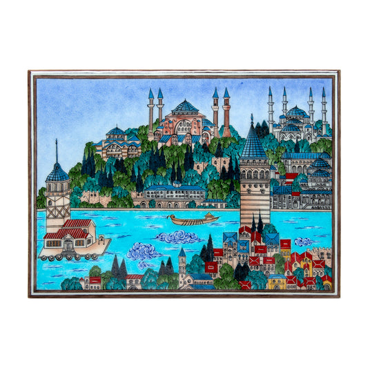 Istanbul Miniature Iznik Tile Panel - 2