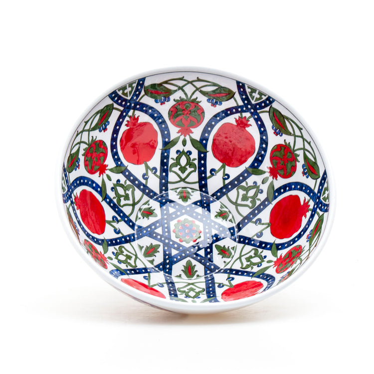 Pomegranate Motif İznik Ceramic Bowl