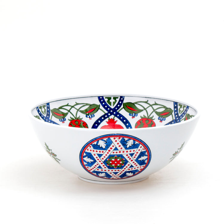 Pomegranate Motif İznik Ceramic Bowl