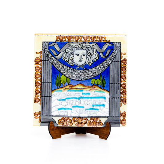 Pamukkale Patterned Iznik Tile