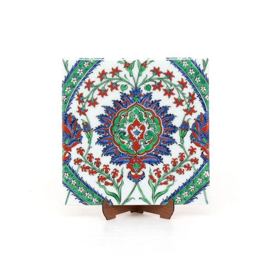 Piyale Pasha Mosque Hatayi Patterned Iznik Tile