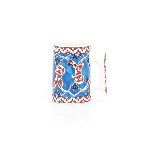 Rumi Patterned Iznik Tile Mug