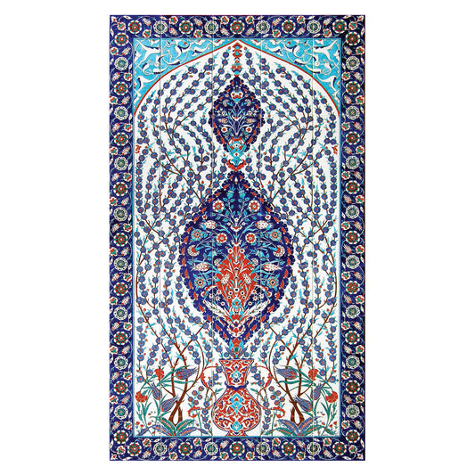 Rumi Desenli İznik Çini Pano