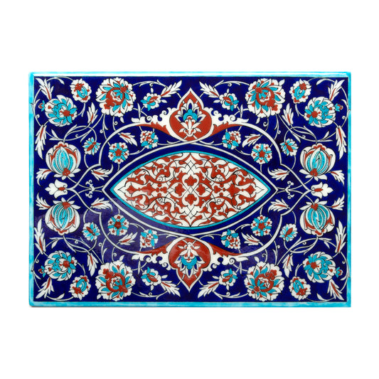 Rumi ve Hatayi Motifli İznik Çini Pano