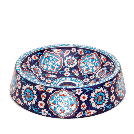 Şems Motifli İznik Çini Lavabo