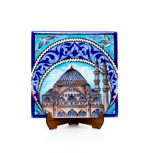 Süleymaniye Mosque Patterned Iznik Tile