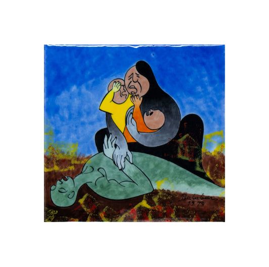 Yas Holders İznik Tile Panel, Painter İbrahim Balaban