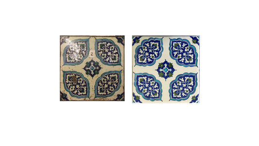 Yeni Cami Rumi Deseni İznik Çini Karo Replikası